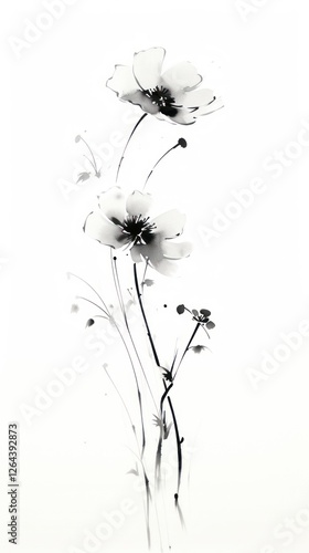 Flower drawing sketch petal.