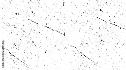 White and black paint overly distressed grunge crack and scratch dirty wall texture. old paper background. 