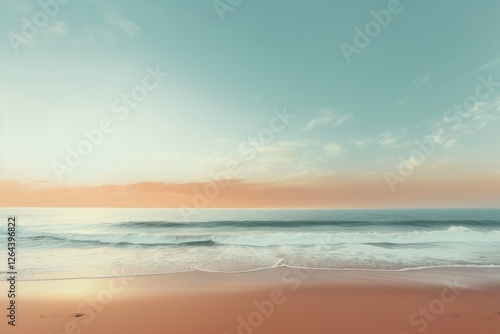 Beach outdoors horizon nature.