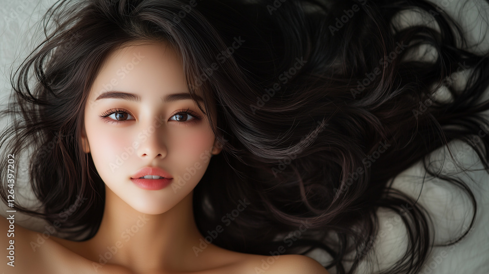 Naklejka premium 美しさ, 顔, モデル, 笑う, ファッション, 人々, 髪の毛, 笑みを浮かべている, 人, ブルネット, シティ, アウトドア, 通り, ライフスタイル, 淑女, 1, 頭, ハピネス, 化粧,女, 美しさ, 髪の毛, モデル, ファッション, 顔, うっとりさせる魅力, 化粧, 人, ドレス, ブルネット, 肌, 唇, 化粧, 淑女, 目, 暗い, 黒, ふしだらな, スタジオ, 好色