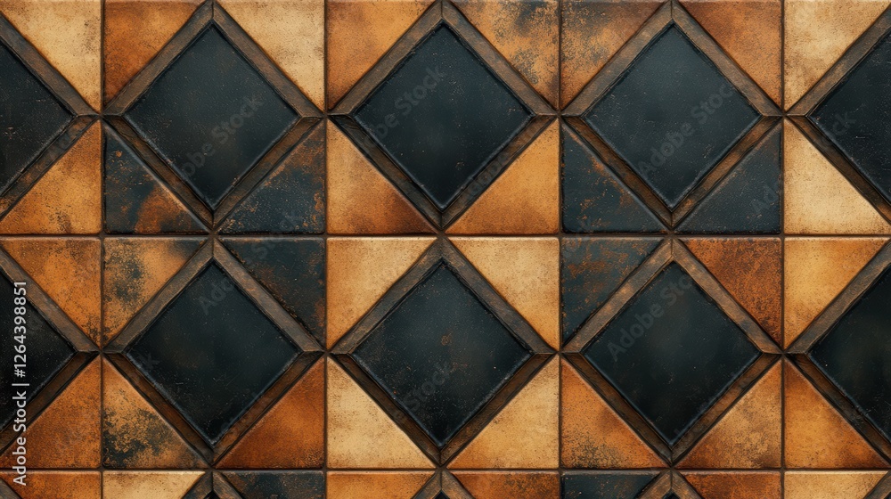 A textured wall featuring a diamond pattern in earthy tones of brown and black, ideal for interior design projects, home decor, or as a backdrop in photography, Perfect for adding depth and style, A textured wall featuring a diamond pattern in earthy tones of brown and black, ideal for interior design projects, home decor, or as a backdrop in photography, Perfect for adding depth and style,