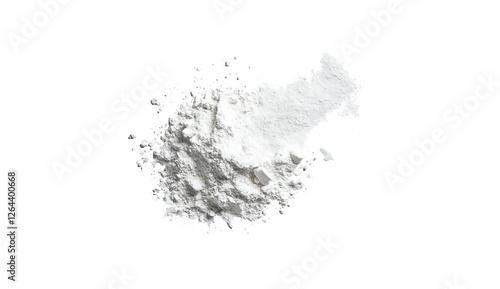 Transparent Background White Powder Blast Illustration