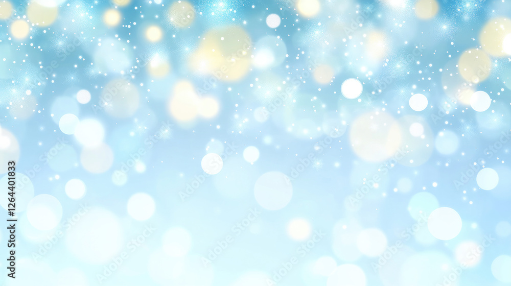 A dreamy festive background featuring a starry sky with blue light bokeh, creating a magical atmosphere for the holiday season. The soft glow and twinkling stars evoke feelings of celebration and joy A dreamy festive background featuring a starry sky with blue light bokeh, creating a magical atmosphere for the holiday season. The soft glow and twinkling stars evoke feelings of celebration and joy
