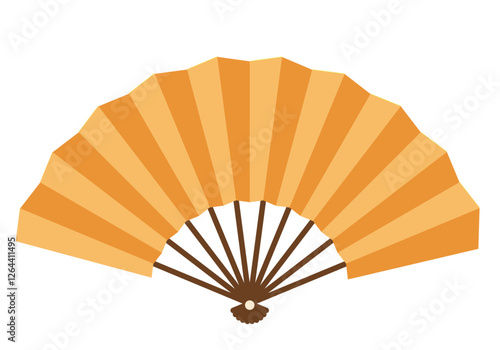 ひな祭り_扇子_金の扇子