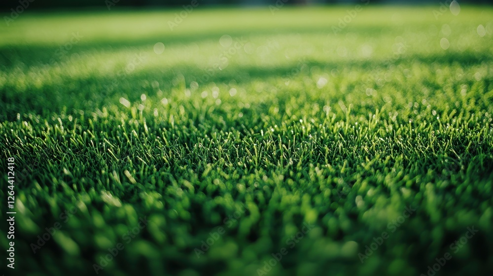 Close-up shot of lush, green grass blades. Ideal for nature, environment, or spring themes, evokes freshness and tranquility. Close-up shot of lush, green grass blades. Ideal for nature, environment, or spring themes, evokes freshness and tranquility.