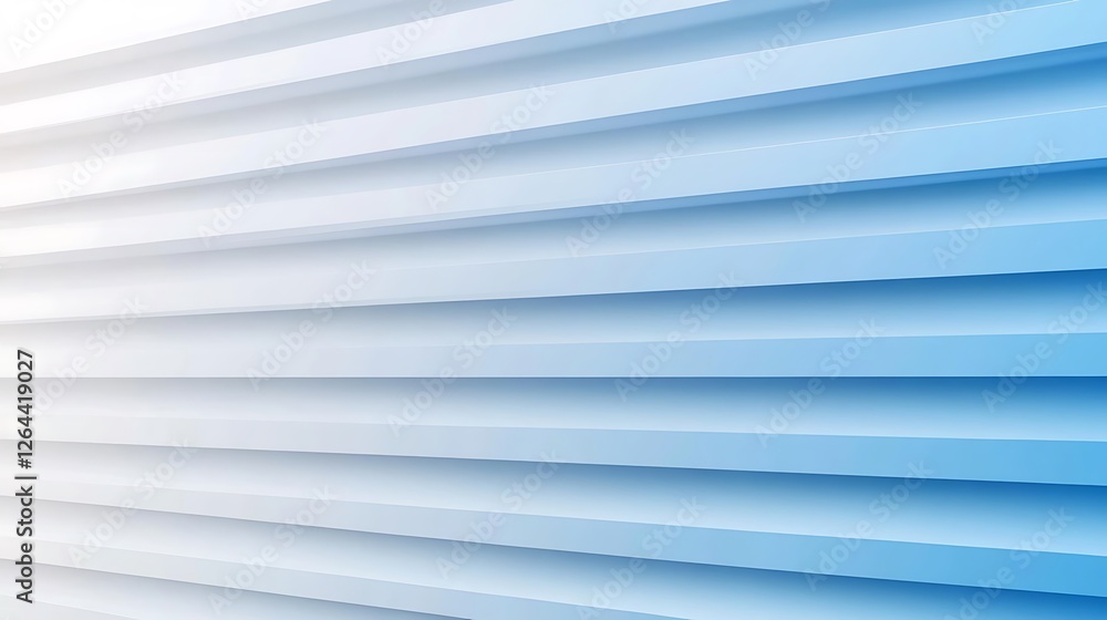 Obraz premium Abstract Blue and White Horizontal Lines Pattern