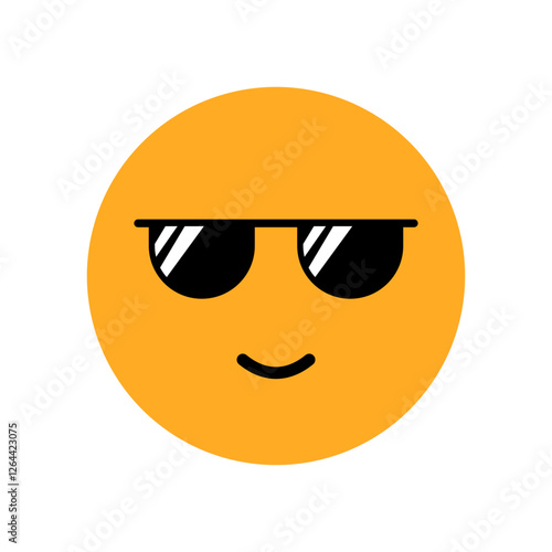 smiling face with sunglasses emoticon