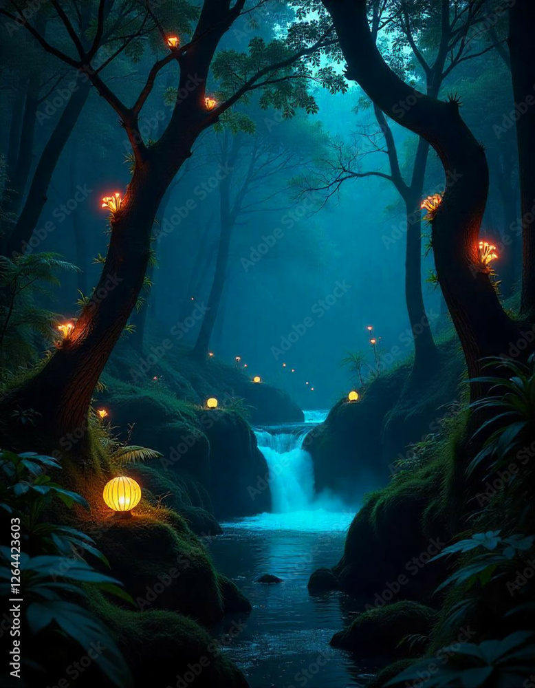 Fototapeta premium halloween night scene