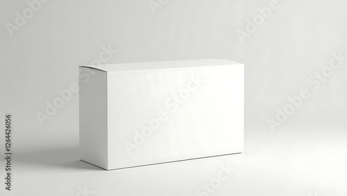 Blank White Box Product Packaging Mockup