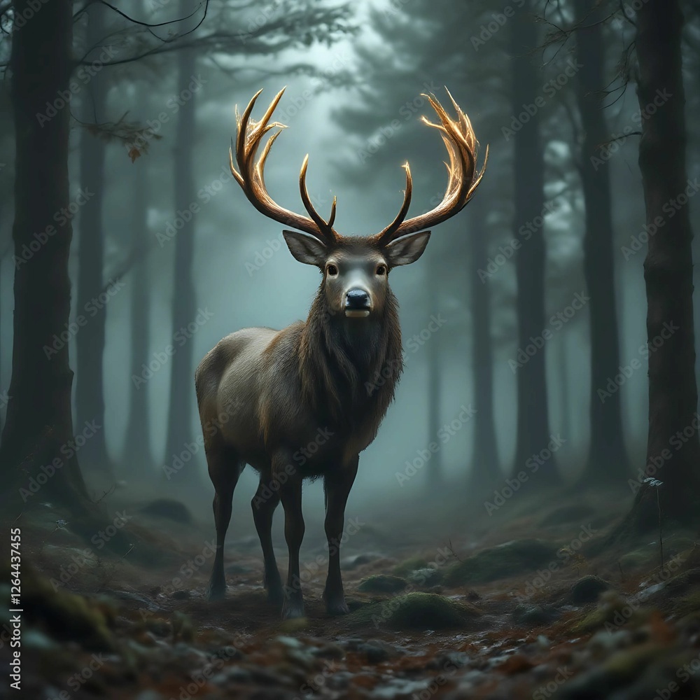 Fototapeta premium A hyper-realistic image of an animal