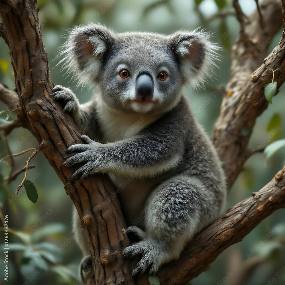 Fototapeta premium A hyper-realistic image of an animal 