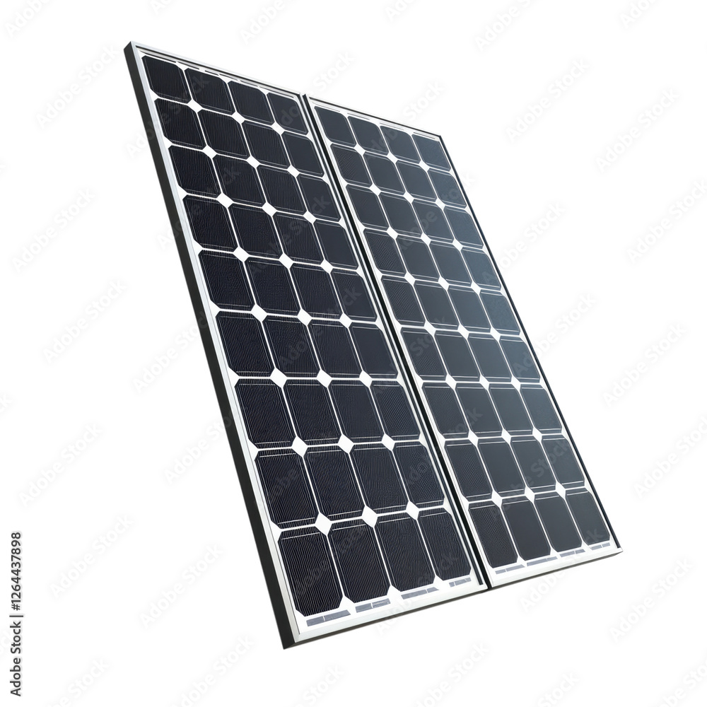 3D rendering of a solar panel isolated on a white background, transparent, alpha background png 3D rendering of a solar panel isolated on a white background, transparent, alpha background png