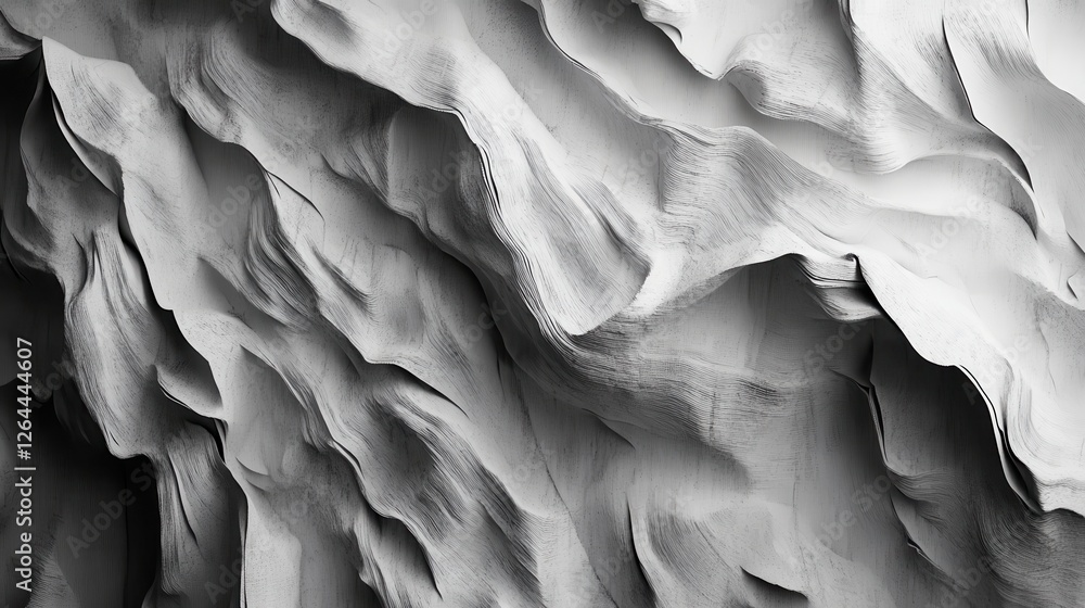 Obraz premium Canyon's swirling sandstone, monochrome texture, background light, design element