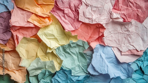 Wallpaper Mural Colorful crumpled paper texture background (2) Torontodigital.ca