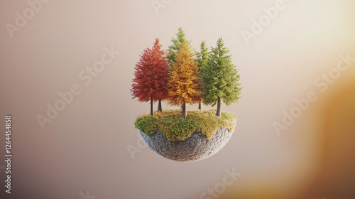 Autumnal Floating Island: F...