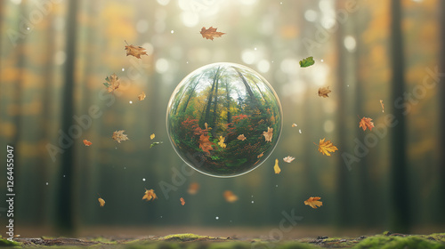 Autumnal Orb: A mesmerizing...