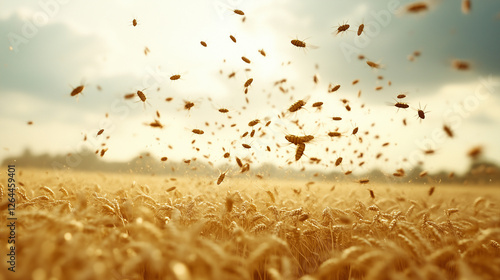 Golden Harvest: A close-up ...