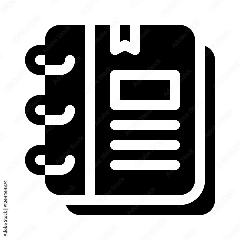 Fototapeta premium life coaching glyph icon