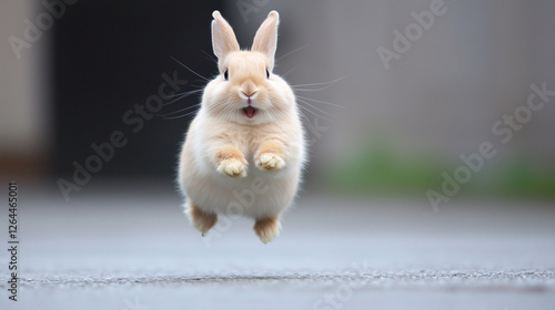 Bouncing Bunny:  A fluffy b...