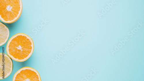 Citrus Burst:  A vibrant co...
