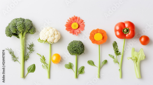 Vegetable Blooms: A vibrant...