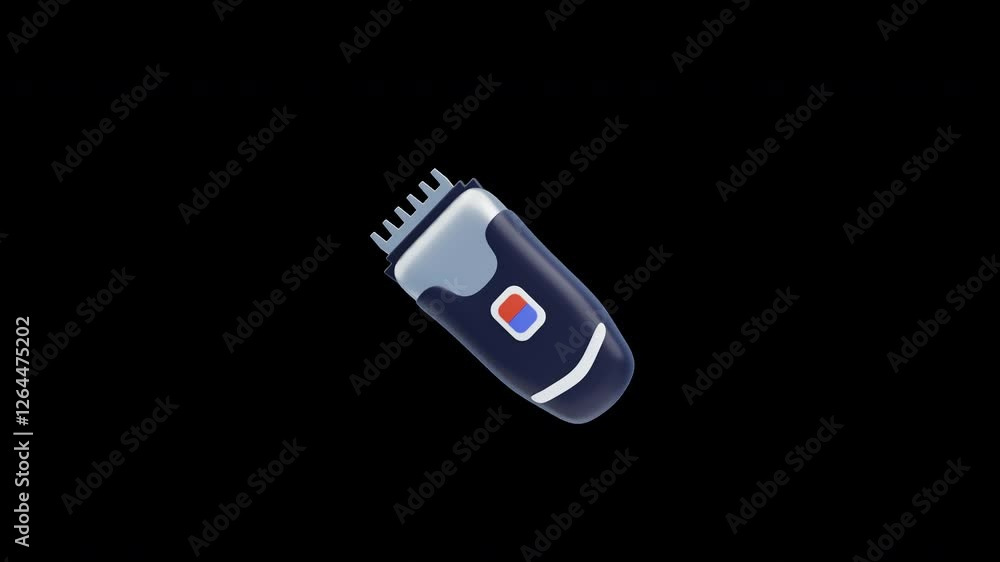 3D Animation of Hair Trimmer 3D Animation of Hair Trimmer