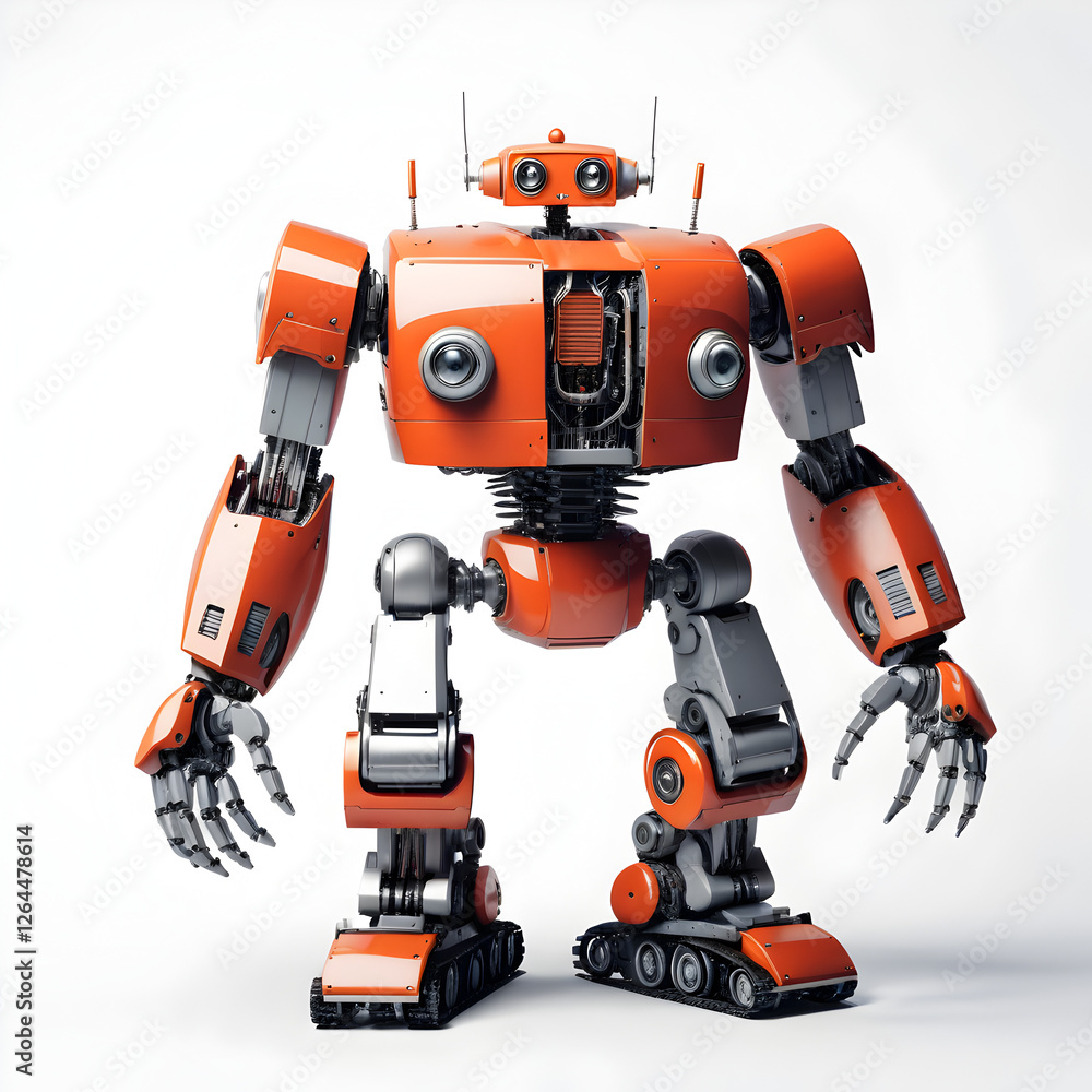 orange robot toy orange robot toy