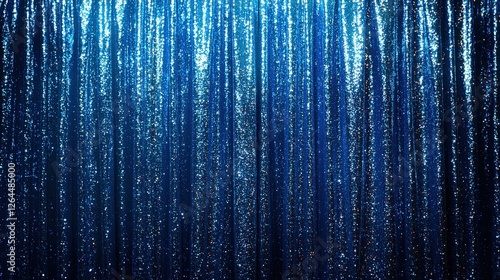Blue curtains sequin beautiful glitter texture map pattern background