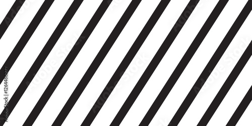 Slash line. Border with diagonal lines. Angle of tilt stripes. Black pattern of footer isolated vector on white background.