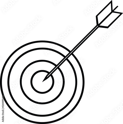 Target Arrow Bullseye Achievement Goal Success Aiming Strategy Focus