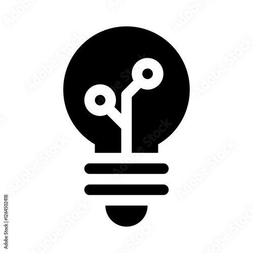 innovation mindset glyph icon