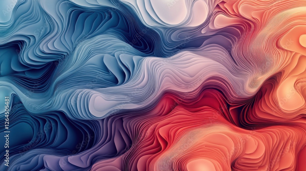 abstract waves and lines on a white background abstract waves and lines on a white background