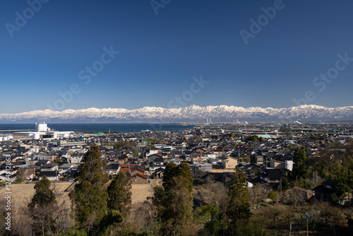 気多神社からの眺め（富山県高岡市）