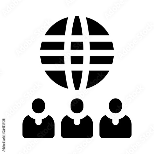 inclusivity glyph icon