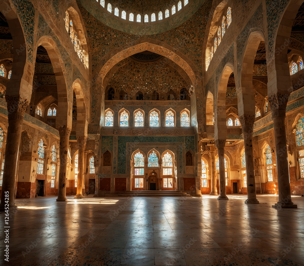 Fototapeta premium interior of the historic mosque