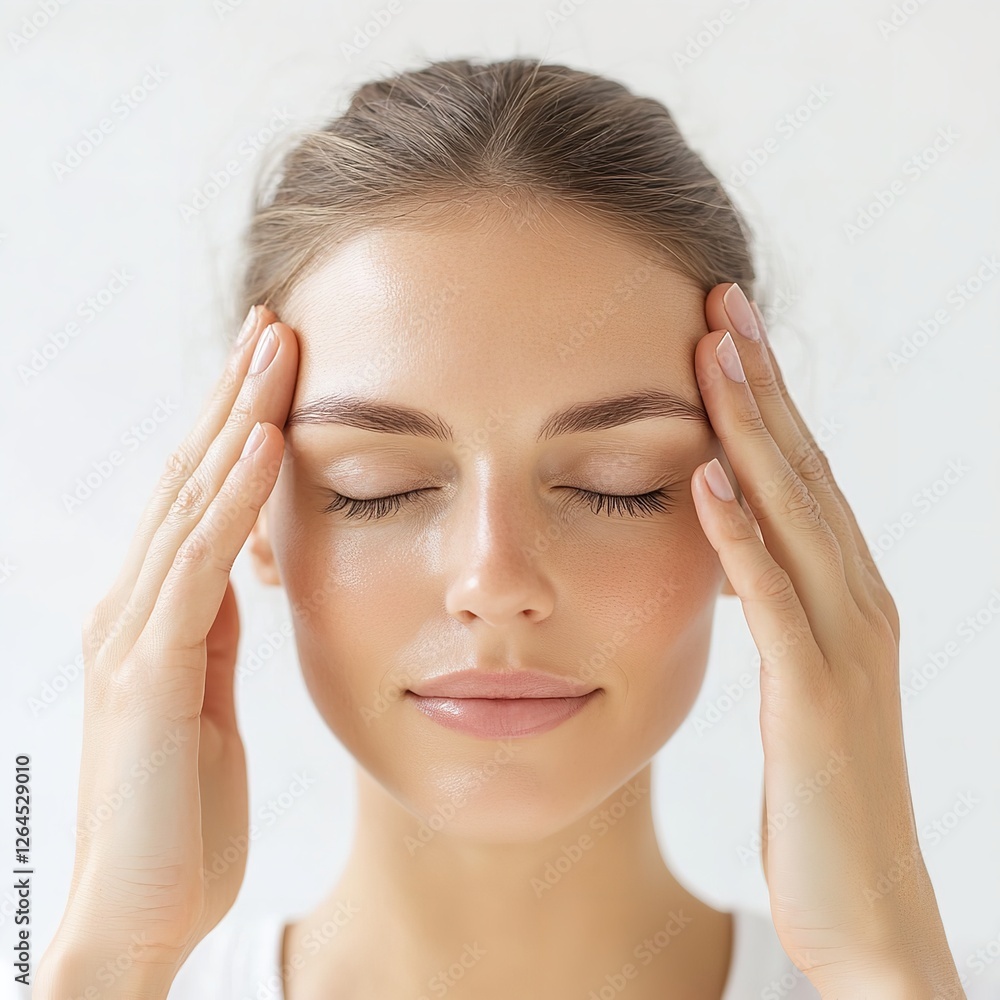 Beautiful Woman Peaceful Face Skincare Wellness Spa Treatment Soft Skin Natural Beauty Portrait Gentle Touch Serene Expression Relaxed Healthy Glowing Beautiful Woman Peaceful Face Skincare Wellness Spa Treatment Soft Skin Natural Beauty Portrait Gentle Touch Serene Expression Relaxed Healthy Glowing