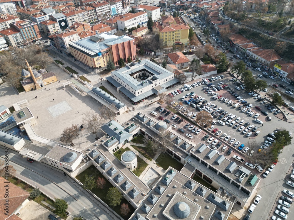 Fototapeta premium Ahi Evran Mosque and complex located in Kırşehir province of Turkey
