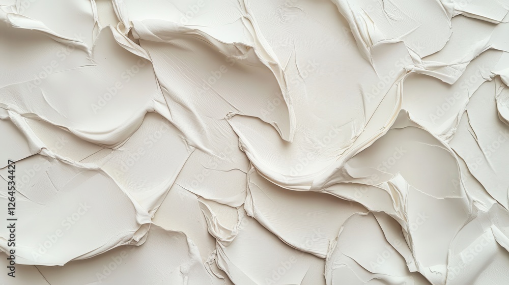 Obraz premium White paint texture, studio shot, abstract background, design element (1)