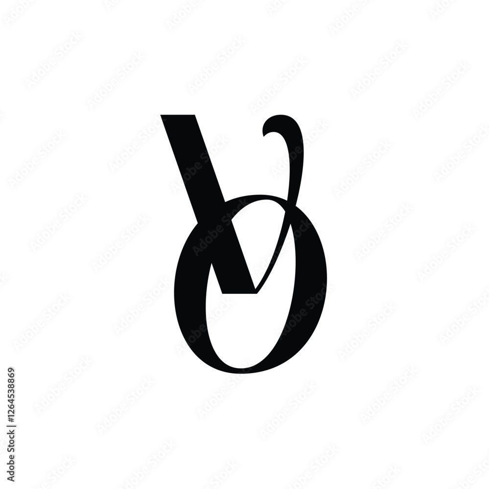 VO monogram logo design letter text name symbol monochrome logotype alphabet character simple logo VO monogram logo design letter text name symbol monochrome logotype alphabet character simple logo