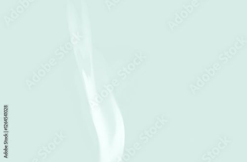 Fluid Dynamics Abstract Background in Light Teal Color