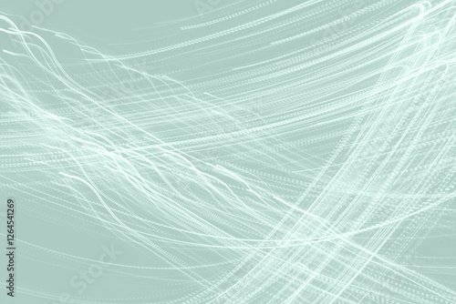 Fluid Dynamics Abstract Background in Light Teal Color
