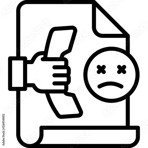 Complaint line icon