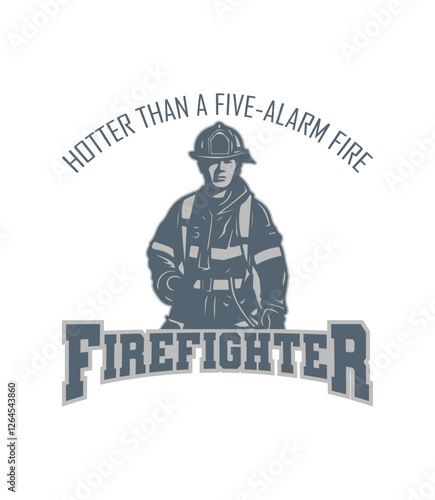 Firefighter Humor, Firefighter Typography T-shirt design. SVG design.  Celebrate the fearless fireman with this firefighter t-shirt design, ideal for fire department supporters.
