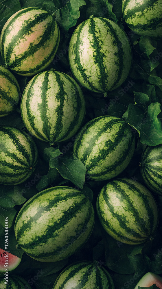 fresh sweet watermelon fruit background and frame in summer time fresh sweet watermelon fruit background and frame in summer time