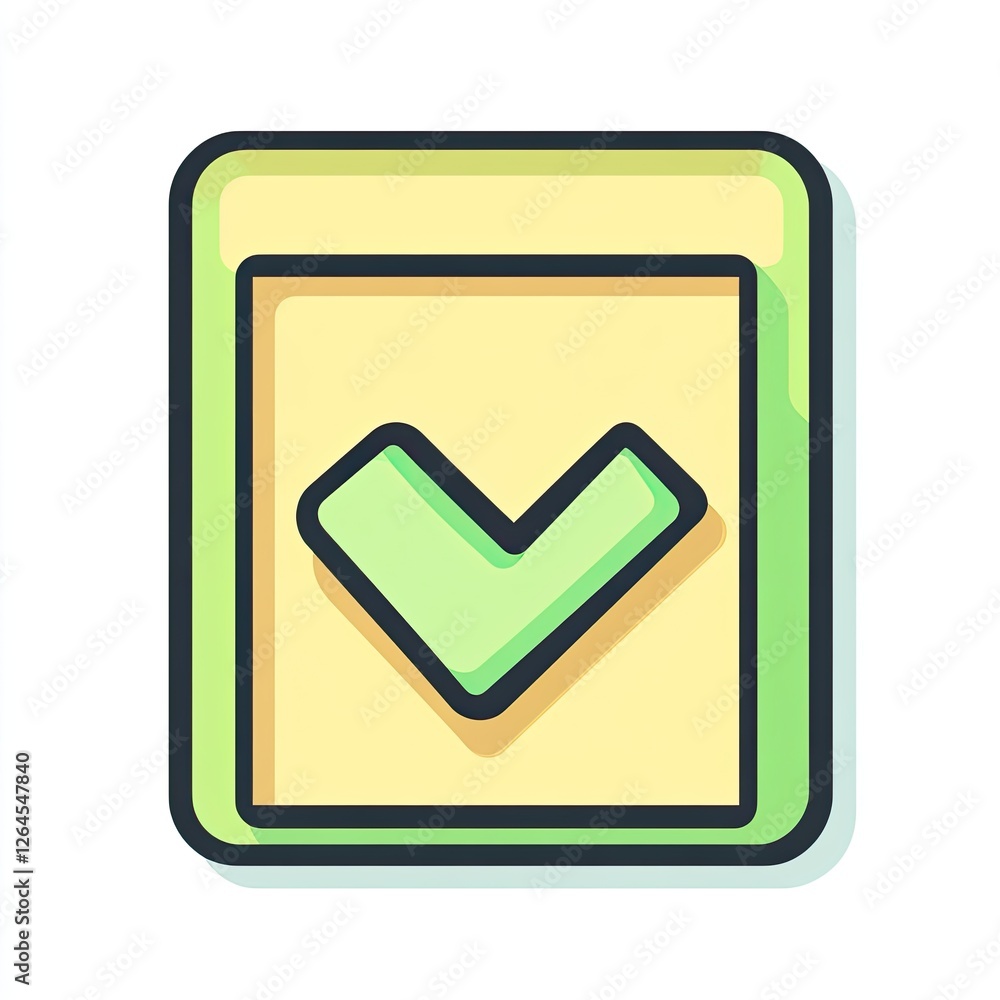 Digital Document Approved, Success Icon Digital Document Approved, Success Icon