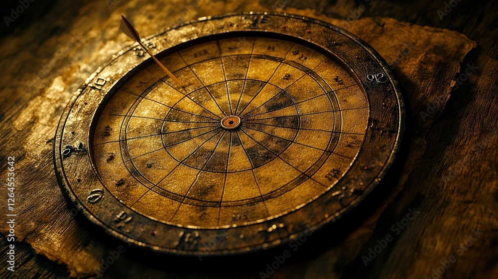 Antique Dartboard: A Timeless Symbol of Precision and Goal-Setting Antique Dartboard: A Timeless Symbol of Precision and Goal-Setting