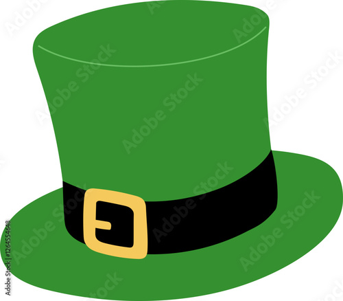 St. Patrick's Day Leprechaun Green Hat illustration