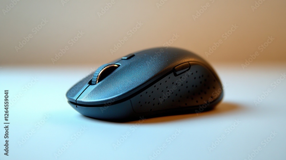 Sleek Wireless Computer Mouse: Ergonomic Design, Dark Gray Finish