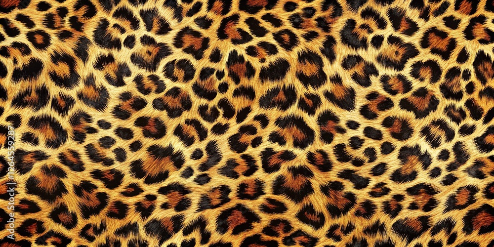 Leopard Print Background Texture: Wild Animal Skin Seamless Pattern for Design Leopard Print Background Texture: Wild Animal Skin Seamless Pattern for Design
