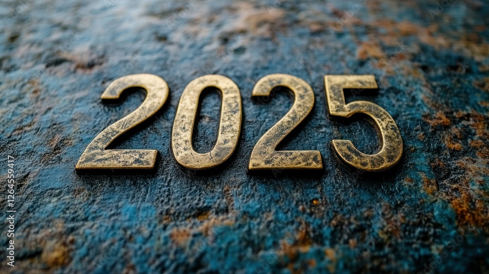 2025: A New Year's Greeting on Rustic Metal 2025: A New Year's Greeting on Rustic Metal